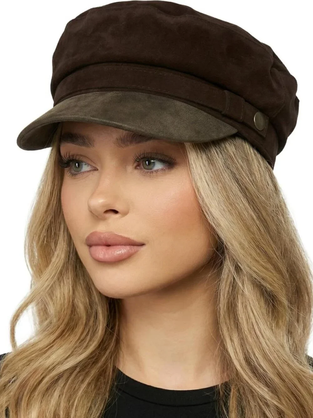 Trendy Women's Newsboy Hat – Classic Fisherman Cap, Stylish Baker Boy Cap